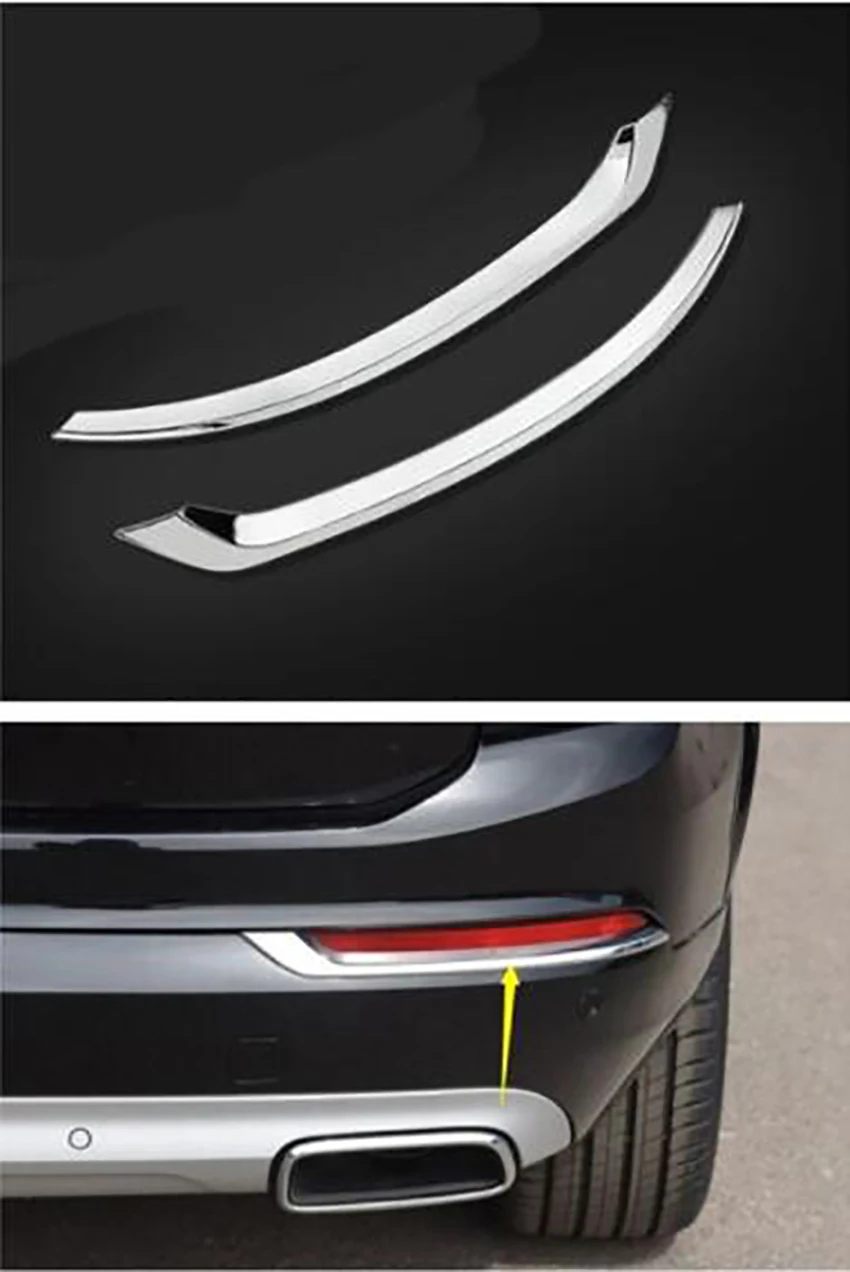 Для Volvo XC90 Автомобильная Передняя и задняя противотуманная фара, противотуманный светильник, накладка, наклейка, авто аксессуары, АБС ХРОМ
