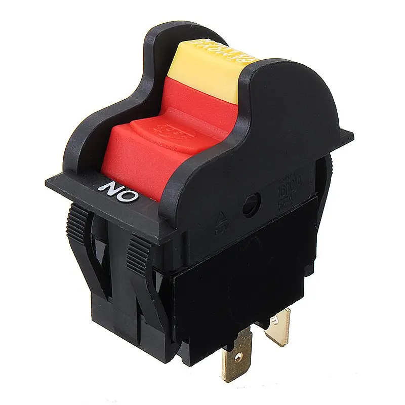 

KEDU HY7 HY12-9-3 6Pins Push Button On Off Key Switches For Electrical Appliances Equipment With Locking Disc Screw