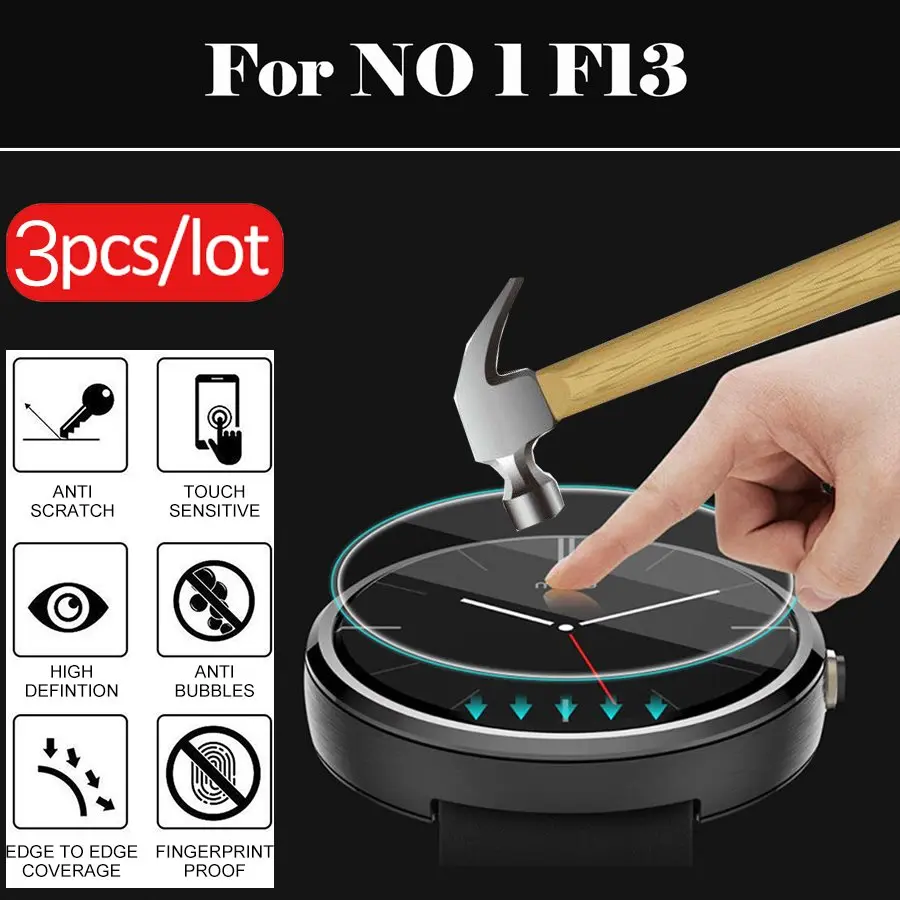 Для NO 1 F13 Защитное стекло для 31 32 33 34 35 36 37 38 39 40 41 42 мм защита экрана 44 аксессуары