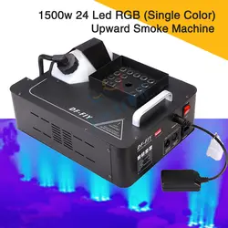 2 шт 1500 W DMX 24 светодиодный RGB этапе JET Эффект Тумана Машина вверх дым машина для диско Вечерние