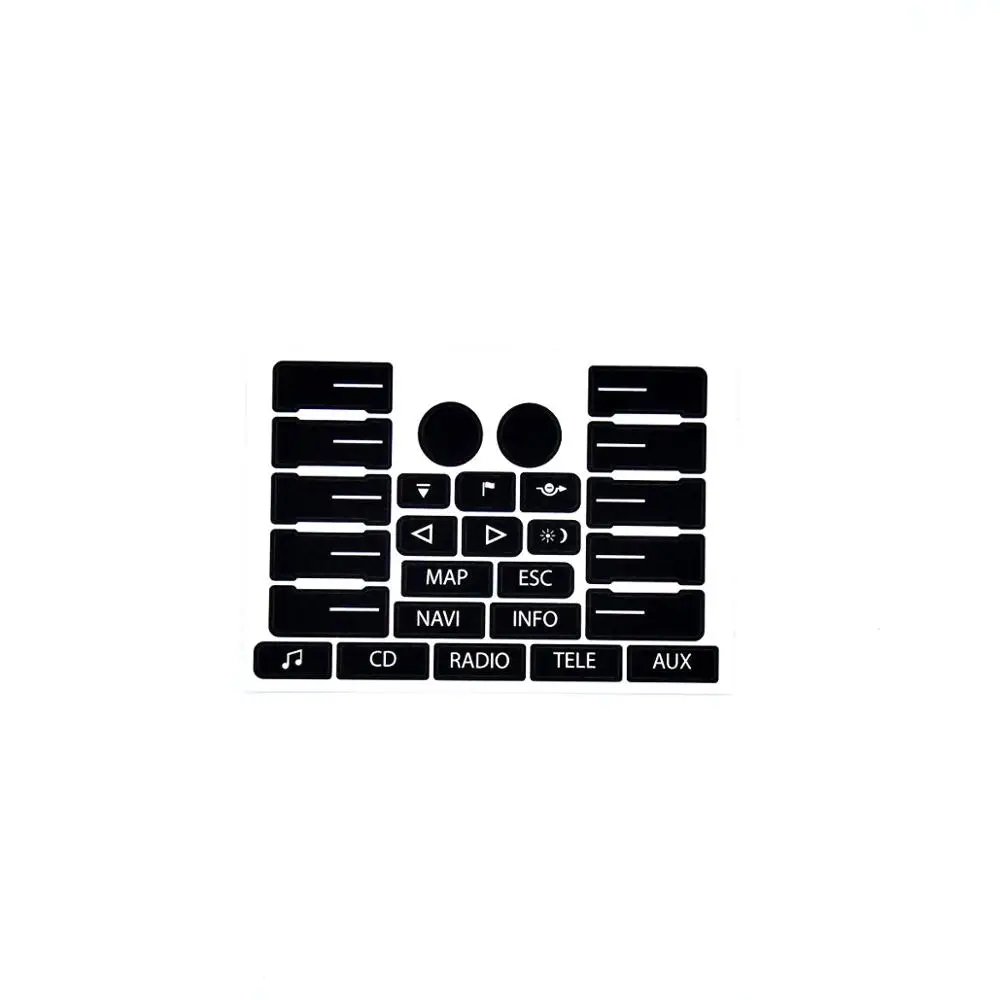 8 шт. наклейки на рулевое колесо VW автомобильные Стикеры с изменением климата для