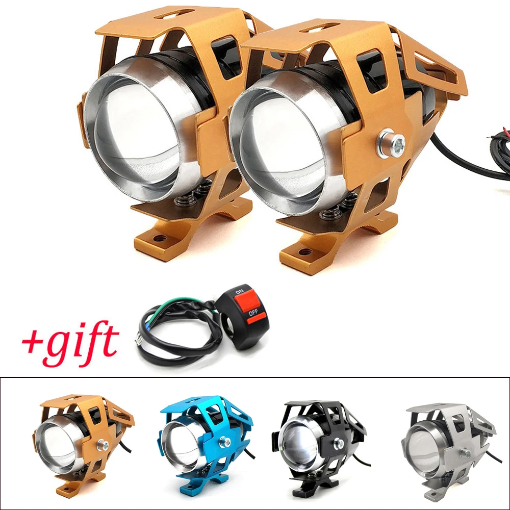 

Motorcycle LED Headlights U5 Led Spotlight moto light Fog Spotlights 12V For Honda cbr 500r 600rr 600 rr 1000rr 1100xx 1100 xx
