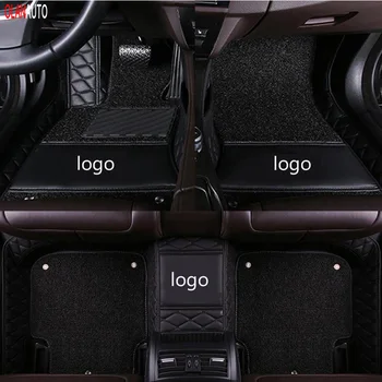 

Leather Custom car floor mats for Mercedes Benz all models E C GLA GLE GL CLA ML GLK CLS S R A B CLK SLK G GLS GLC vito viano