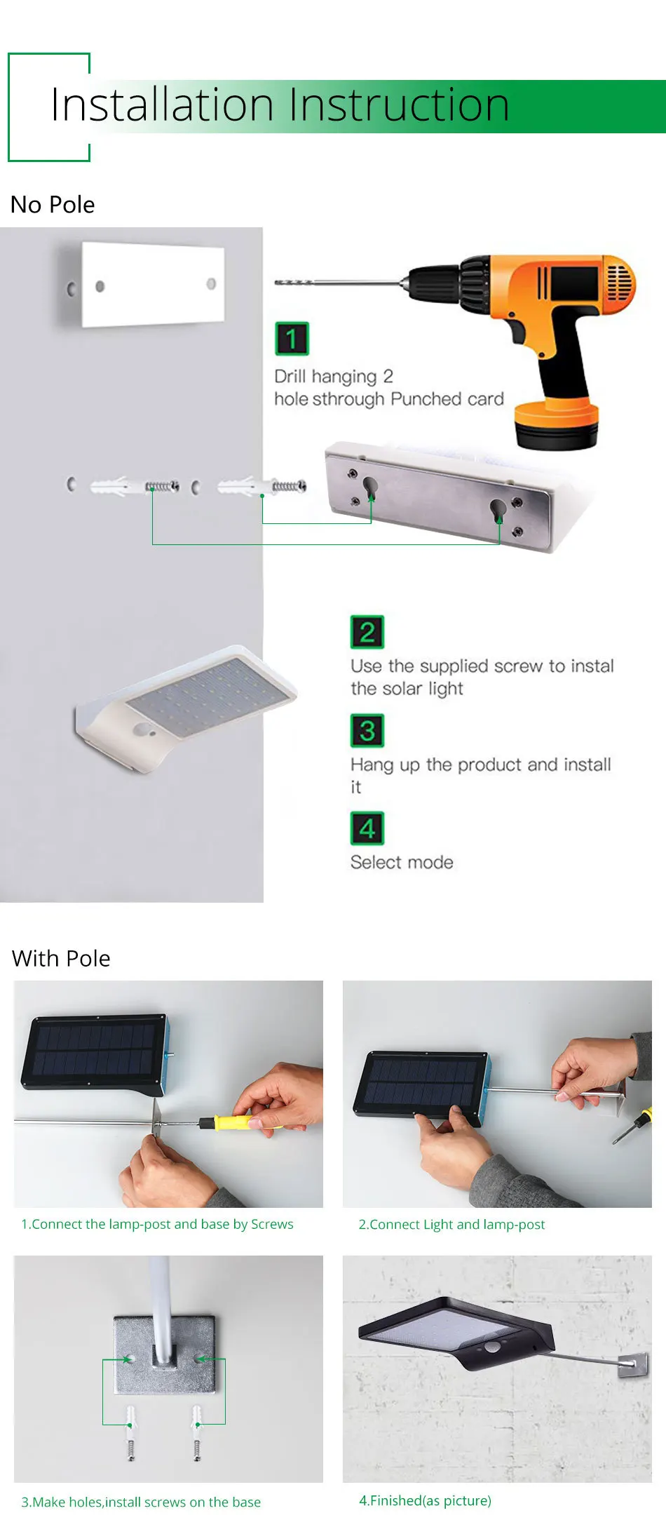 IP65 3.7V 2200MAH Solar Outdoor Led Spotlight Modern Remote Control ABS LED Solar Lights Sunlight Street Garden Powered Lighting  (11)