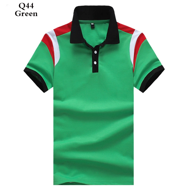 Polo shirt men jersey Short sleeve High Quality casual polo New spell color breathable Male Summer cool polo homme