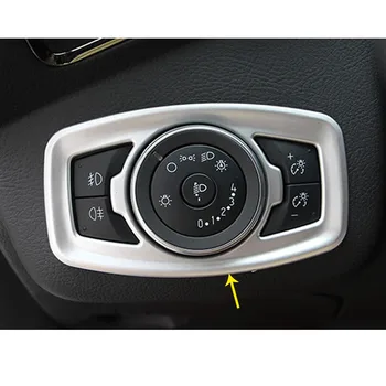 

Car Stick Cover Inner Cover ABS Silver Front Head Fog Light Switch Button Trim Frame Lamp 1pcs For Ford Kuga 2017 2018 2019 2020