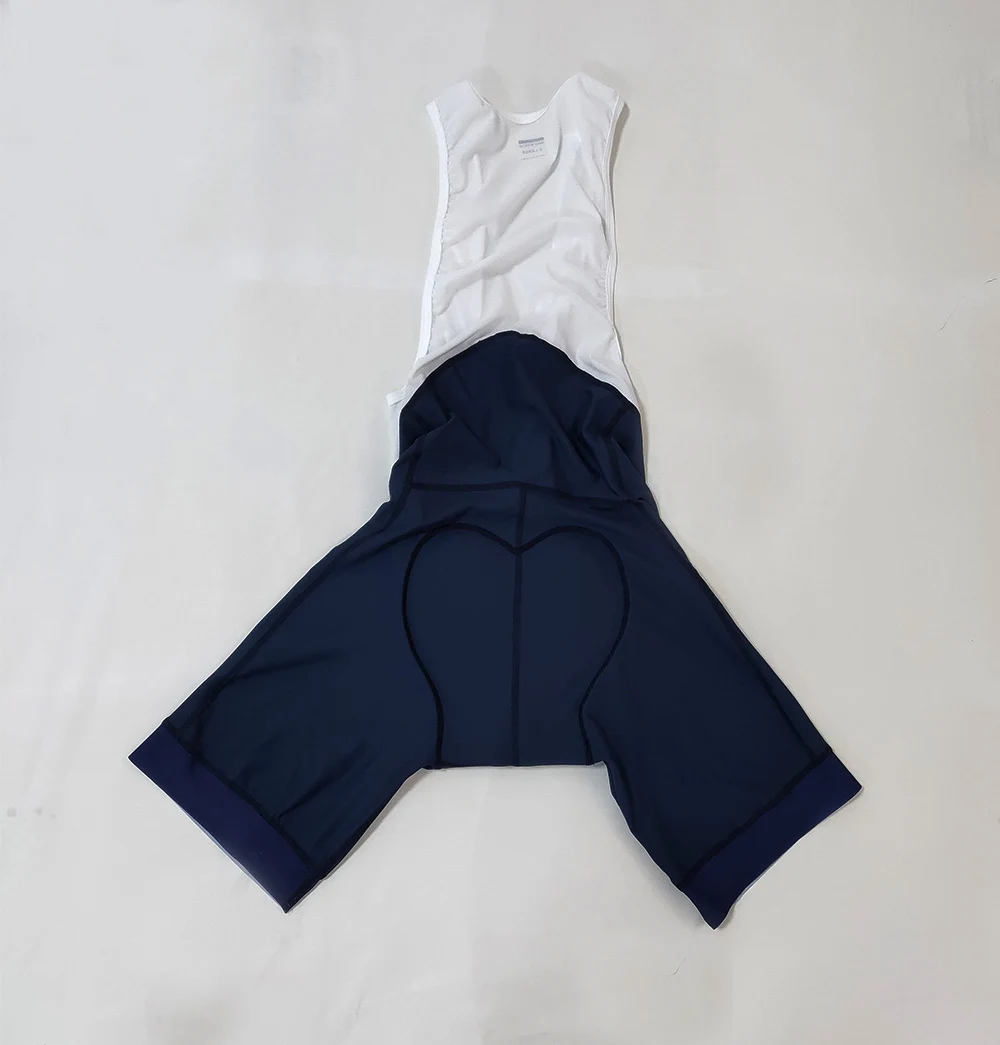 BLACK SHEEP PRO TEAM Racing BIB SHORTS flatlock 240 г/м2 Высокое качество лайкра Ткань УФ с итальянской power band темно-синий/черный