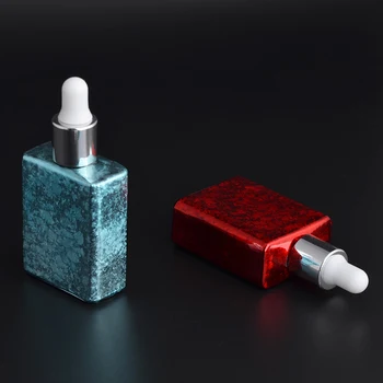 

1pc 17ml Small Dropper Perfume Bottle 17ml Portable Refillable Essential Oil Bottles Empty UV Glass Travel Bottle