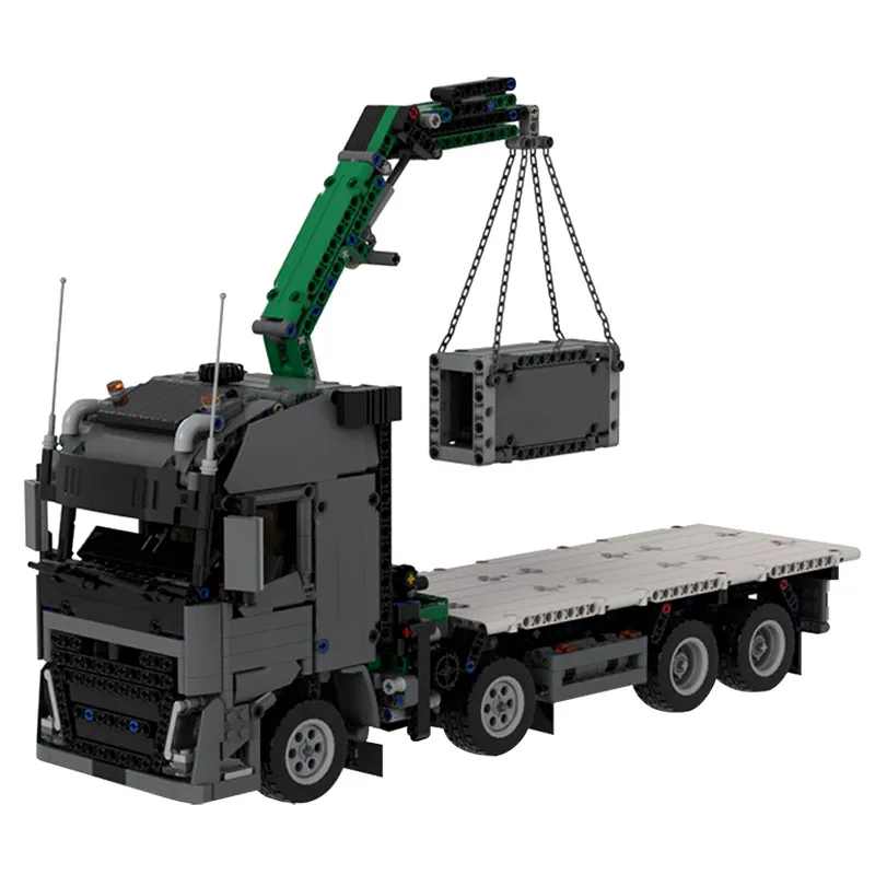 lego crane truck moc