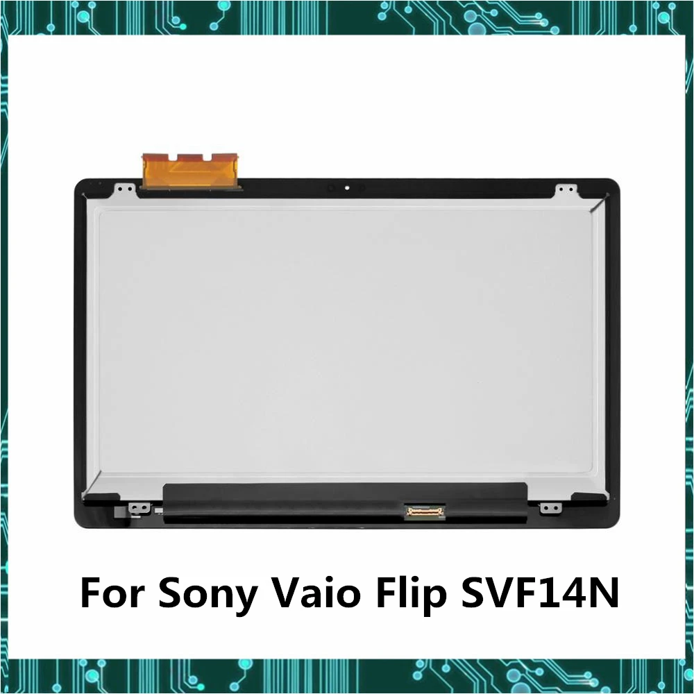 14-дюймовый ЖК-дисплей с сенсорным экраном в сборе для Sony Vaio Flip SVF14N Series SVF14NA1UL SVF14NA28T