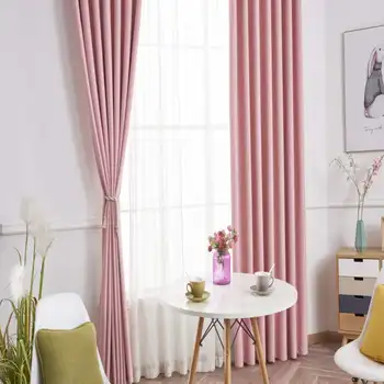 

Precision Curtains Black Silk Shading Environmental Protection Finished Curtain Project Curtain Shading Curtain NEW