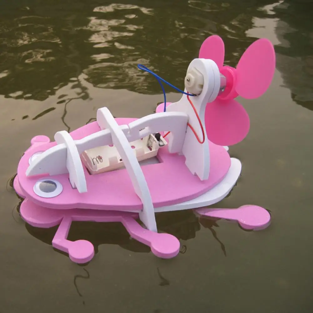 Children Diving Beetle Robot Ship Toy Science Education Project Assemble Model Kids Educational Toys for Children Gift