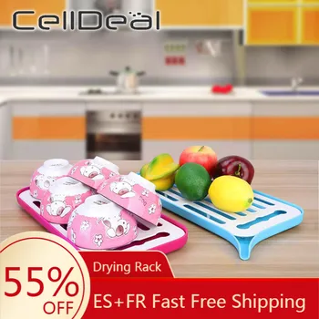 

CellDeal Dish Drying Rack Over The Sink Folding Dish Drainer for Kitchen Use Drying Mat Kitchen Dish Drainer Kitchen Accessories