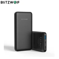 BlitzWolf BW-P9 18W 10000mAh USB PD QC 3,0 Power Bank Typ C Schnelle Lade Dual für iPhone 12 pro Max für Xiaomi für Huawei