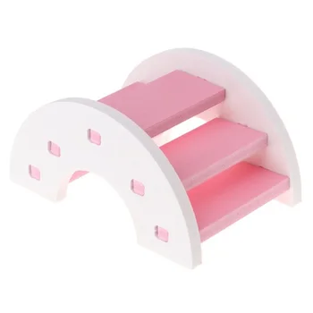 

Arch Bridge For Hamster Wood Chew Toys Teeth Care Molar Toy For Rabbit Chinchilla Pet Molar Toys Colorful Mini Stairs YU