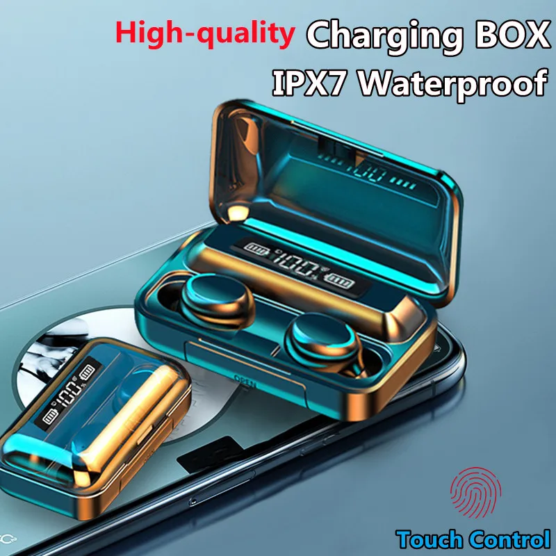 Tws bluetooth fones de ouvido estéreo sem fio 5.1 bluetooth controle toque cancelamento ruído esportes fone com microfone