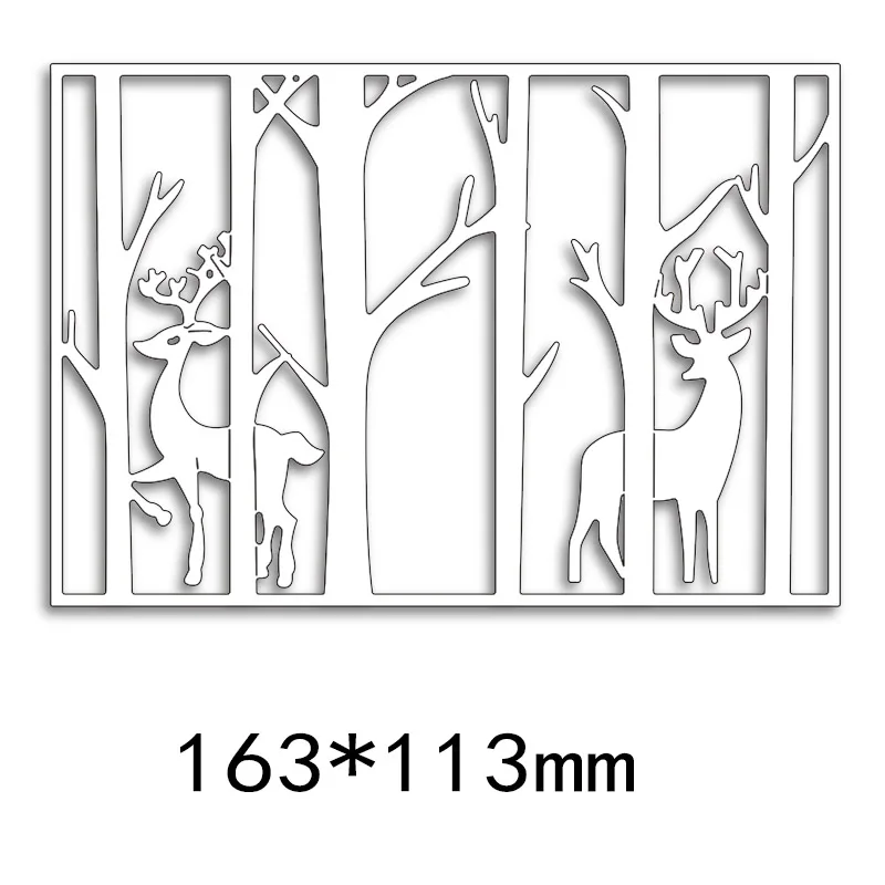 

Сделай Сам вырезанные штампы с деревом оленем фон металлические вырезанные штампы трафареты для изготовления открыток декоративное тиснение костюм бумажные карты штамп