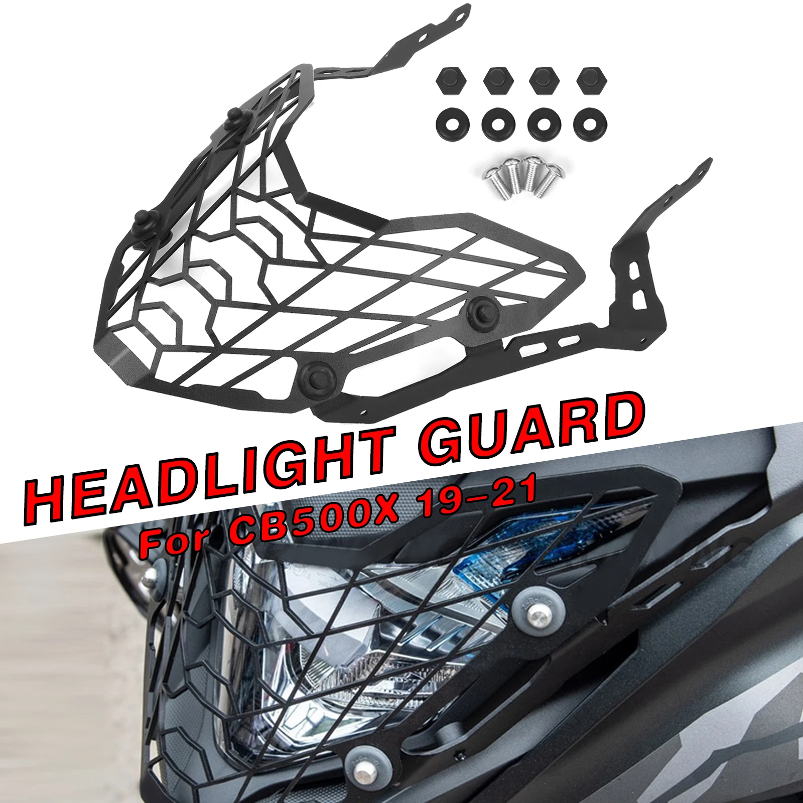 For HONDA CB 500 X CB500 X 2019 2022 Motorcycle CB500X Headlight Grille