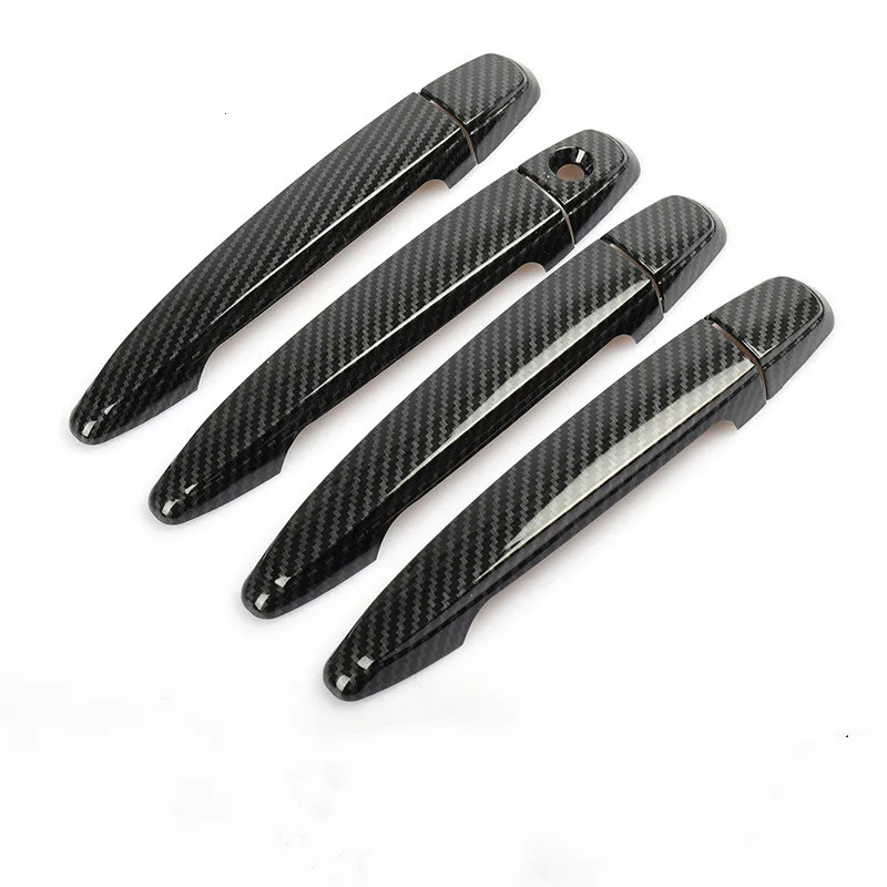 

For Lexus RX330 RX350 GX470 2004 2005 2006 2007 2008 2009 Chrome Carbon Fiber Door Handle Cover Trim Sticker Styling Accessories