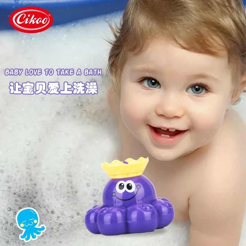 CIKOO КИТ Осьминог играть с водой детская игрушка для ванной воды всплеск ванная комната необычный Электрический Душ