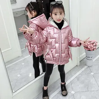 

Girls Winter Padded Coat 2020 New Korean Clothes Little Girl Fashion Jacket Children Padded Coat Winter Coveralls Kids 13 Years