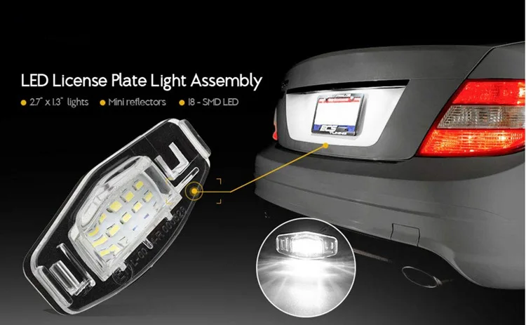 Крест-граница для Acura номерного знака свет Acura MDX RL tl tsx ilx rdx лампы