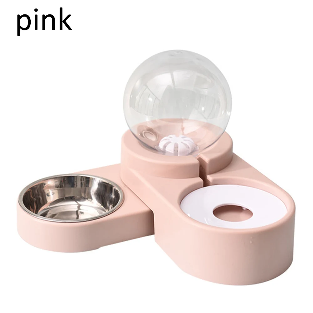 New Bubble Pet Bowls Cat Food Automatic Feeder 1 8L Fountain For Water Drinking Single Large 4