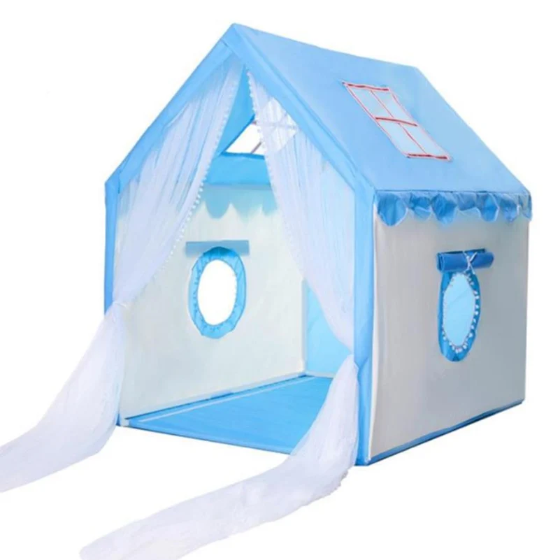 DIY game house structure princess house indoor children tent baby toy stand frame size 120x 94x 131cm
