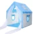 DIY game house structure princess house indoor children tent baby toy stand frame size 120x 94x 131cm