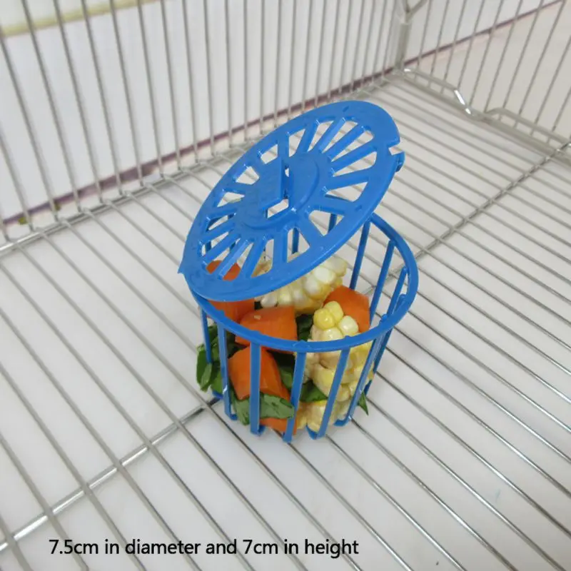 Горячая кормушка для птиц кормушка для попугаев клетка для фруктов Подставка для овощей клетка подвесная Корзина Контейнер для домашних животных