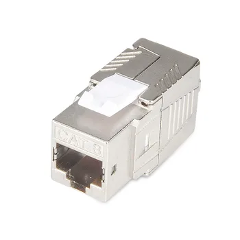 

Cat8 RJ45 Femelle Cat6A Ethernet Shield Plug 10G/40G RJ45 Connector Module Shielded Plug Crimping Rj45 Jack Module Network Cable
