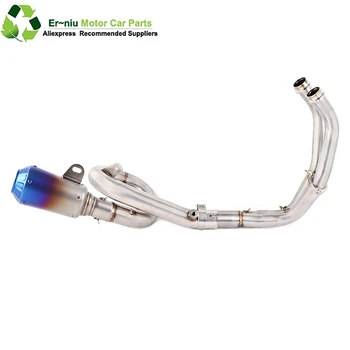 

Motorcycle Exhaust Front Pipe Muffler Full System Slip On For Yamaha FZ-07 MT-07 FZ07 MT07 2014-2019 XSR700 2016-2019