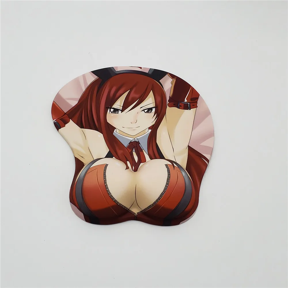 Сказочный хвост Erza Scarlet 3D Oppai коврик для мыши подставка для запястья