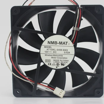 

Original NMB 4710KL-04W-B49 12025 0.52A 12V large air volume chassis cooling fan