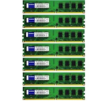 WLD DDR2 Ram 50x2GB 800 667MHz Desktop Memory (PC2-6400) CL6 240Pin 1.8V Non-ECC Unbuffered UDIMM Compatible With Intel and AMD
