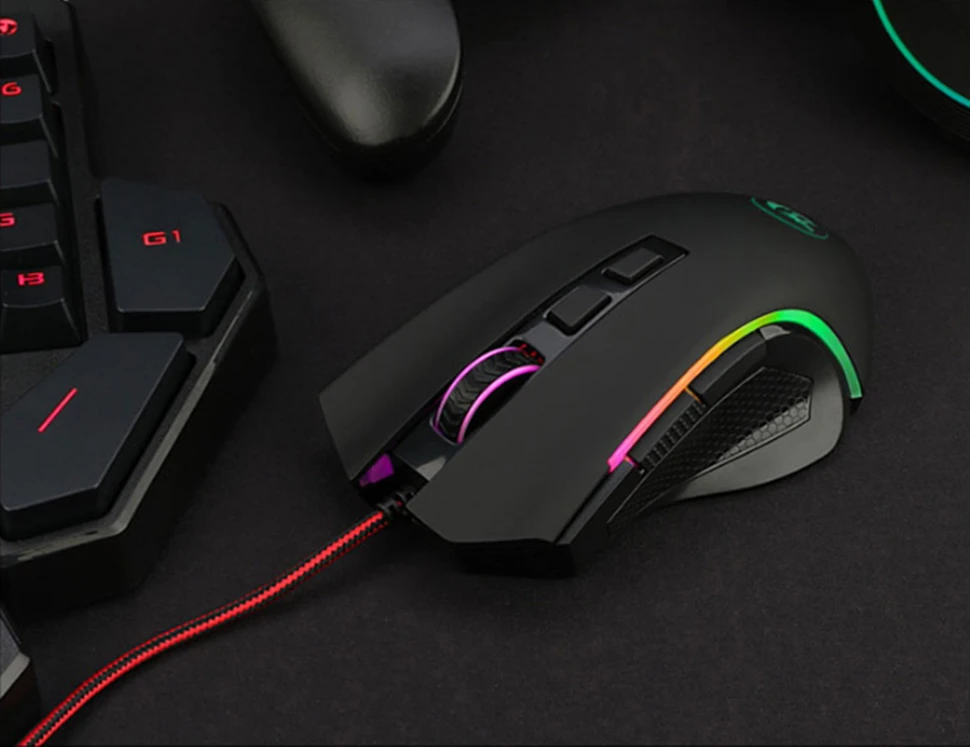 Redragon M607 7200 DPI Programmable Wired Gaming Mouse