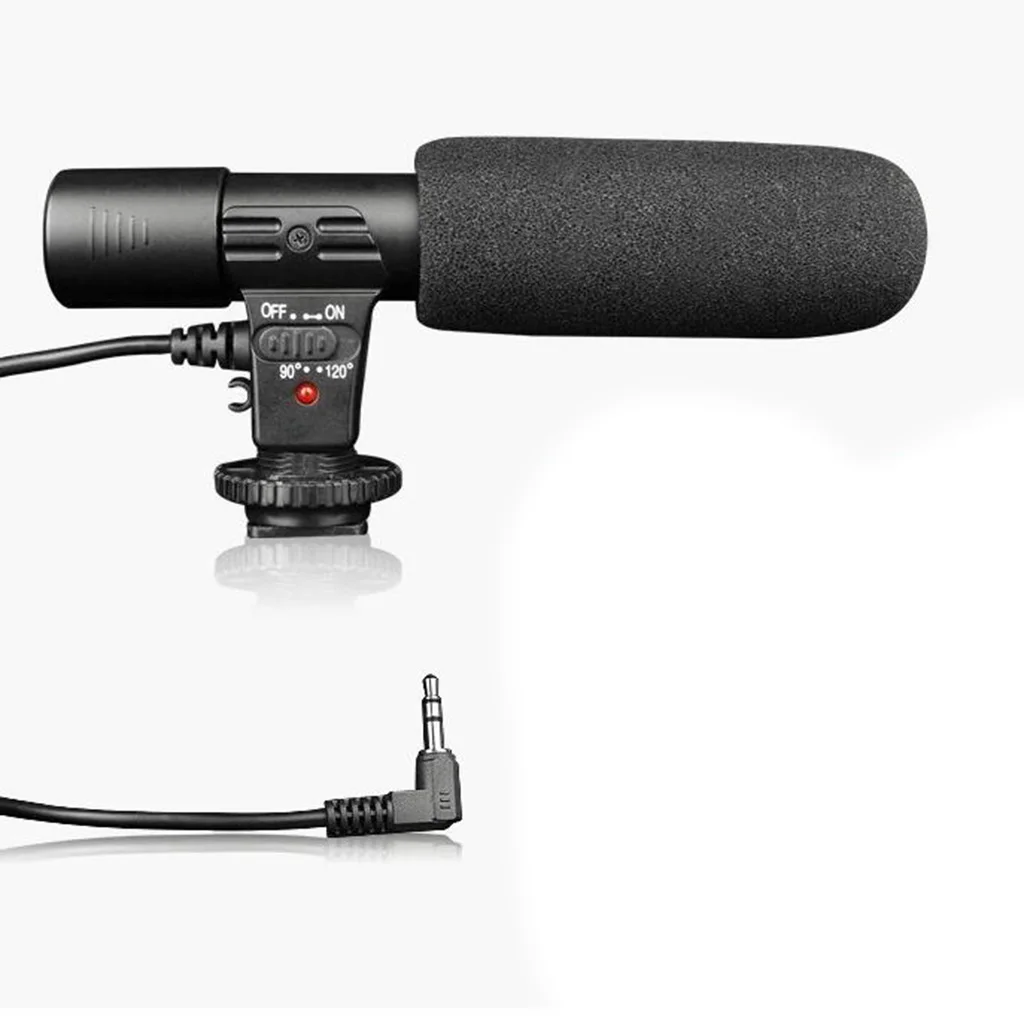 Camera Microphone Video Microphone for DSLR Camera DV Photography Interview Microphone with 3.5mm Interface