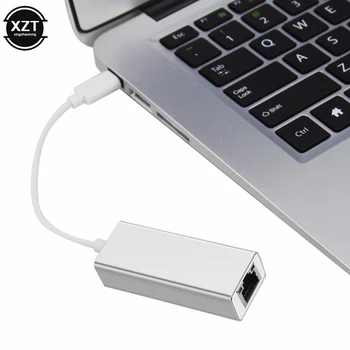 

External USB Type C to rj45 Ethernet Lan Adapter Network Card Type-C rj45 adapter for MacBook Windows 7/8/10 Laptop 10/100/1000M