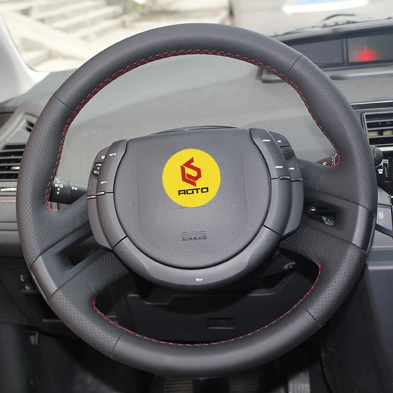 Оплетка для руля чехол Citroen C4 Picasso 2007 2013 funda volante кожаный руля|Чехлы на руль| |
