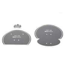 Lychee Life портмоне шитье Узор Акриловый кожаный шаблон DIY ручной работы кожевенное ремесло поставки