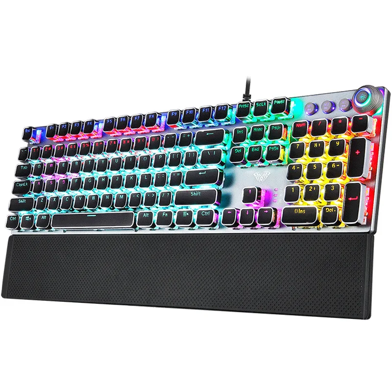 

Punk True Mechanical Keyboard Green Axis Desktop Laptop Cable Competition Game Keyboard Gaming Mechanical keyboard