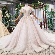 HTL791 роскошное арабское бальное платье, свадебные платья с рукавами и круглым вырезом, Аппликации, свадебное платье, длинное, купить, Китай, прямые платья