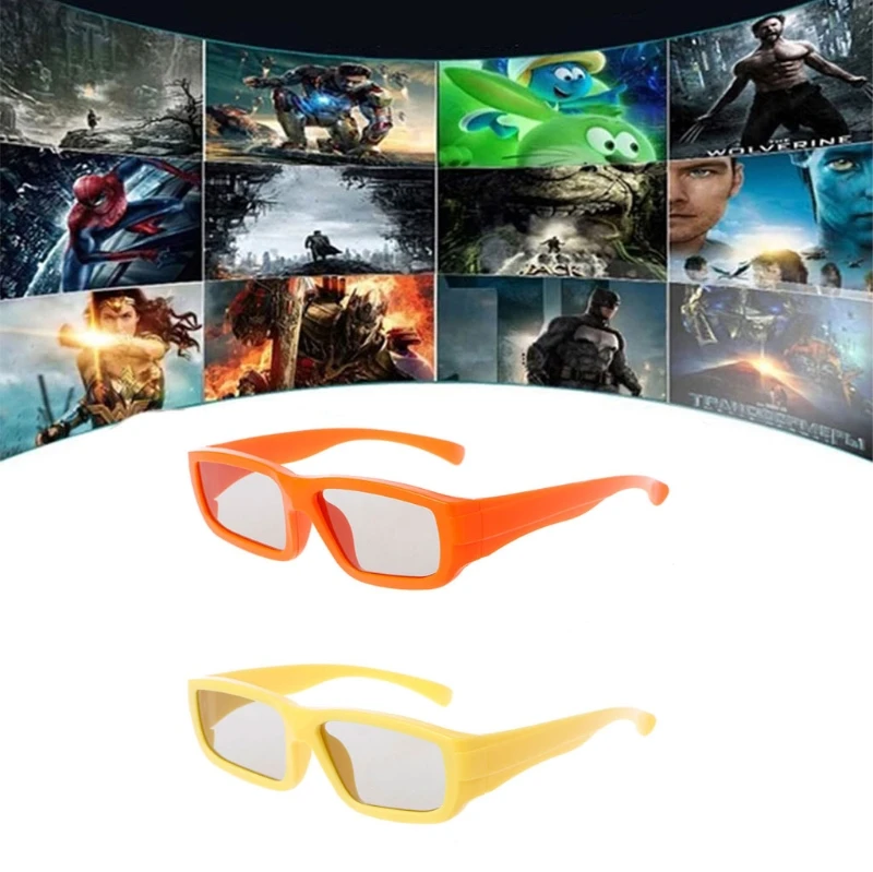 Children Size Circular Polarized Passive 3D Glasses For Real D 3D TV Cinema Movie Retailsale