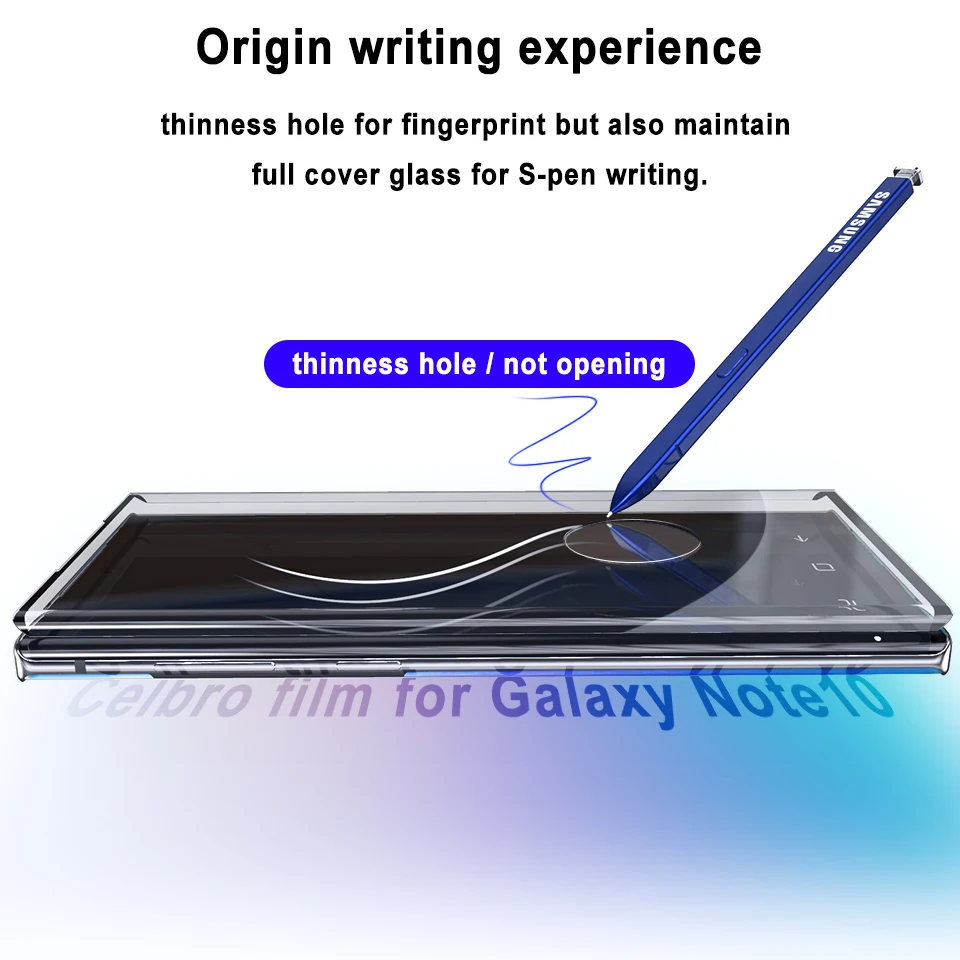 Защитное закаленное стекло для samsung Galaxy Note 10 Note10 Plus glass Note 10+ Защитная пленка для экрана для samsung Note 10 Plus glass