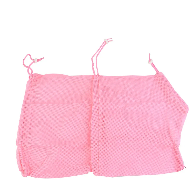 Pink Сумка для купания для ухода за домашними животными, Сетчатая Сумка для стирки, регулируемая сумка для кошек, собак, удерживающая от царапин, укусов, обрезка ногтей, инжекционные сумки - Цвет: Pink