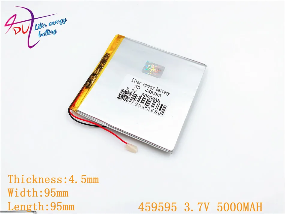 Литиевая батарея лучший бренд p85 459595 3,7 V 5000MAH полимер планшета