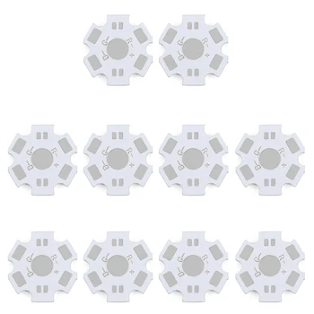 

Areyourshop 100x 1W 3W 5W High Power LED Heat Sink Aluminum Base Plate 4Pin RGB PCB Board