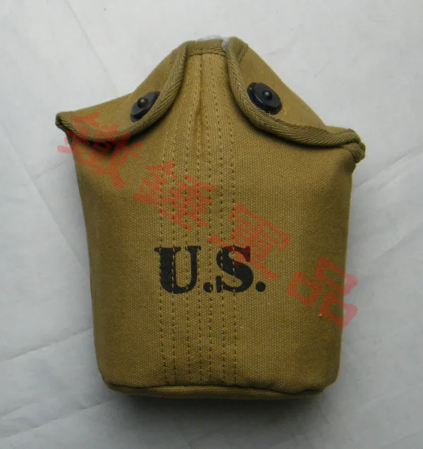 Крышка для бутылки с водой времен Второй мировой войны армия США M1910 Холщовый
