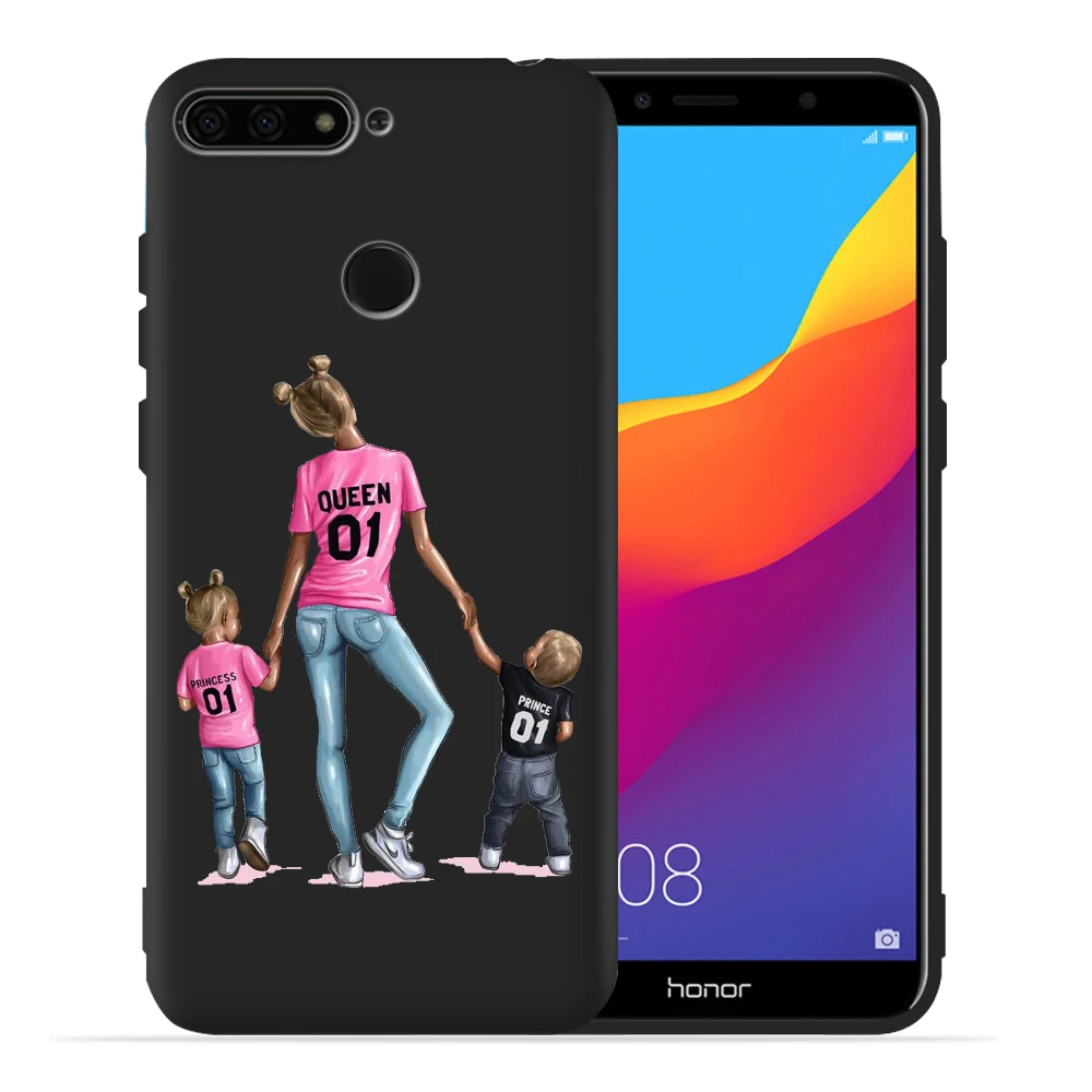 Чехол Super Mama Fashion Mom Dad babay для huawei Honor 8X View 20 20Pro 10 Lite 9 Lite 10 9 8 8x9X8 Lite Mate30 10 20 Lite Pro - Цвет: 03