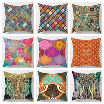 

Mandala Printing Pillowcases India Mandala Pillow Case Polyester Mandala Pattern Pillow Covers kussensloop